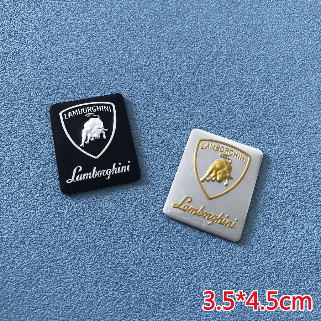 New Aluminum Alloy Badge Sticker Car Body Trunk Window Decoration Decal For Lamborghini LP570 LP610 Urus LP700 LP770 Aventador TT1