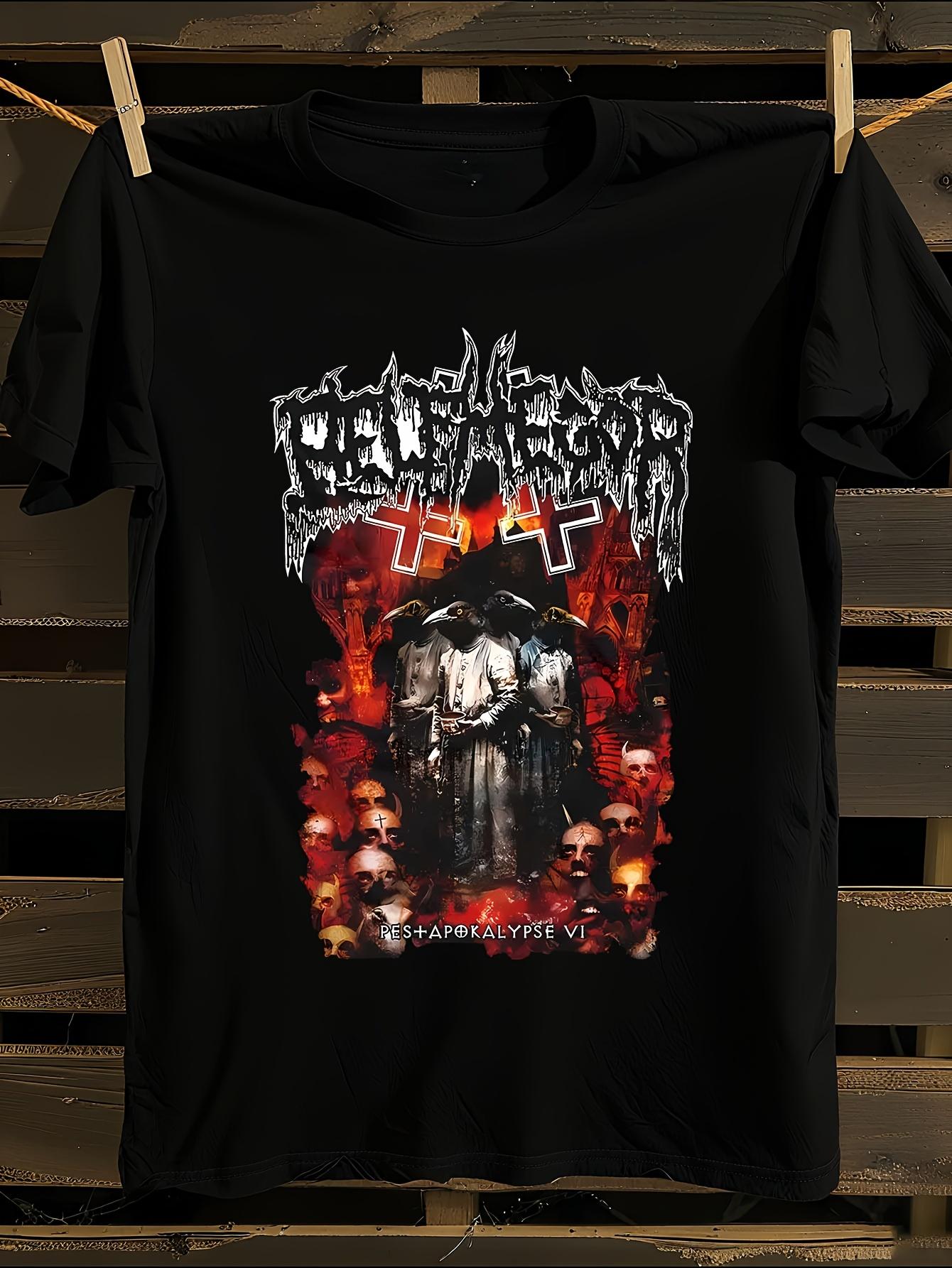 Gothic Heavy Metal Graphic T-shirt L