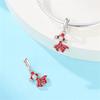 White Waterdrop Zirconium Stone Red Fish Whale Pendants Genuine Copper Women DoItYourself Jewellery Accessory Gifts Crafting
