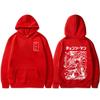 Anime Chainsaw Man Hoodie Hayakawa Aki Summon Kon Fox Devil Hooded Sweatshirt Men Women Manga Hoodies