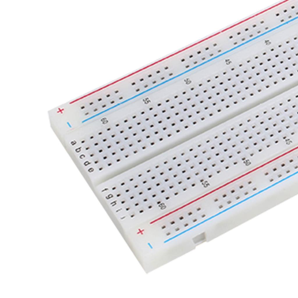 10Pcs Solderless Breadboard ABS 5.6x16.5x0.85cm 830 Points for Experiment Testing