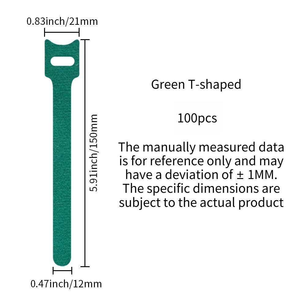 50/100pcs Reusable Adjustable Non-Slip Nylon Plant Ties with Hook and Loop Fasteners, Ideal for Gardening Applications
