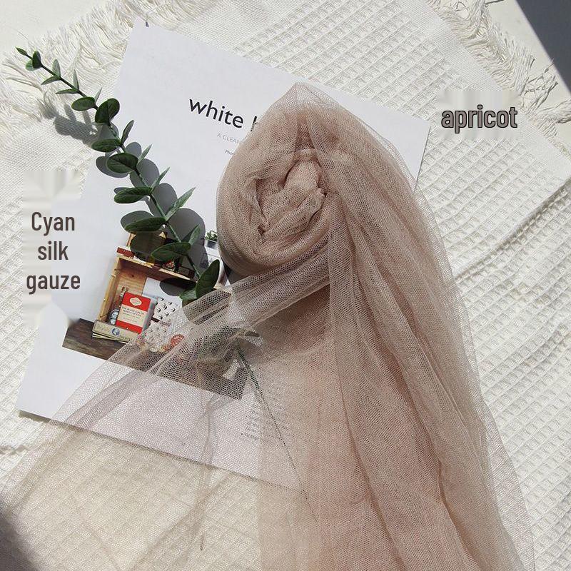 Green Tulle Lace Net Fabric for Kindergarten & Wedding - Transparent, Free Shipping