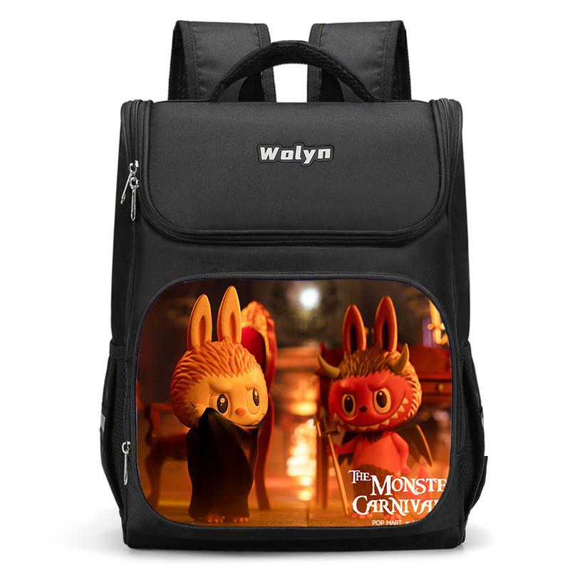 

Lapupu Large Capacity 3d School Backpack For Kids Unisex Lightweight Design Style Q,Small