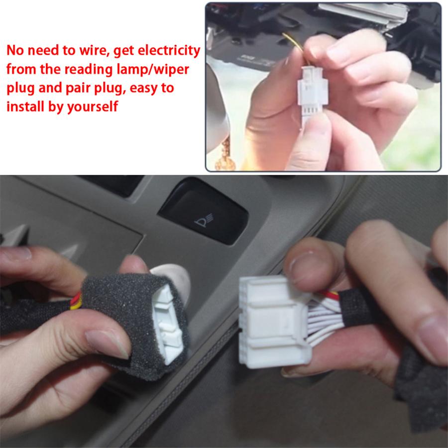 PnP Auto 2K 1600P WIFI DVR Dashcam Für Toyota RAV4 Deluxe Allgemeine Modelle 2018-22