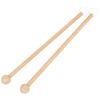 Double Side Drumsticks Ergonomic Handle Drum Sticks Wood and Felt Texture Suitable for Stage Performances and Practice
