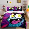 Cartoon Cat with Tongue. Bedding Sets Duvet Cover Sets Duvet Covers Pillowcases(1 * Duvet Cover 2 * Pillowcases Without Duvet Insert)
