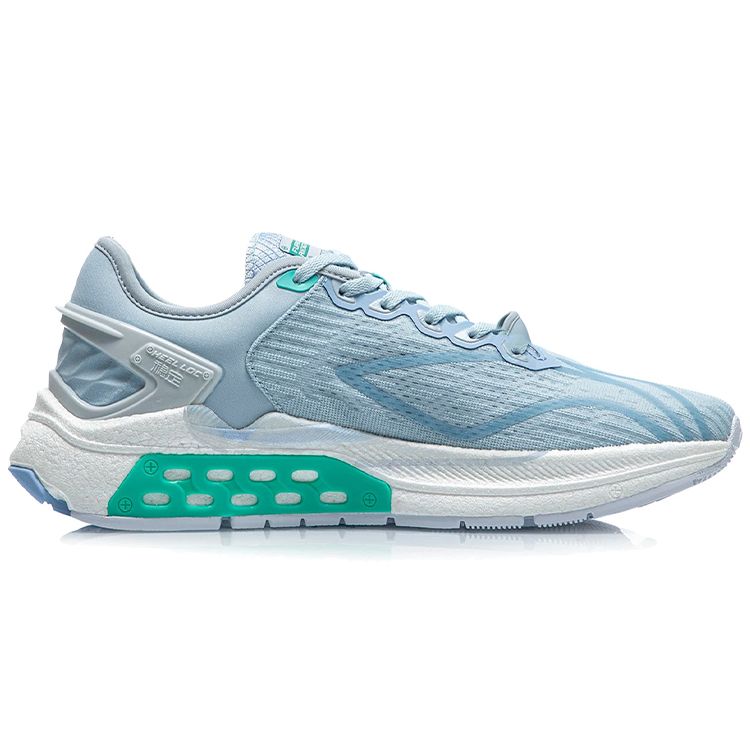 Li Ning Fierce Steed 5 Comfortable Non-Slip Wear-Resistant Low-Top Casual Shoes Men sneakers Light-Blue ARZR001-6