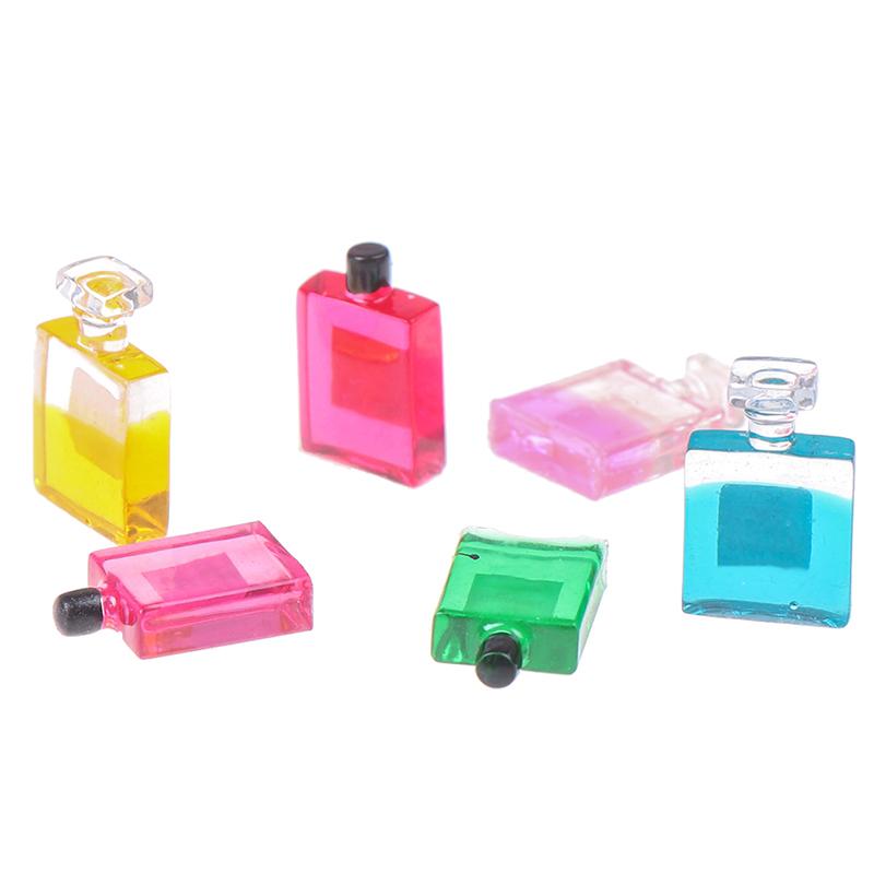 6 Bottles 1:12 Scale Dollhouse Miniature Furniture Perfume Decoration Toy