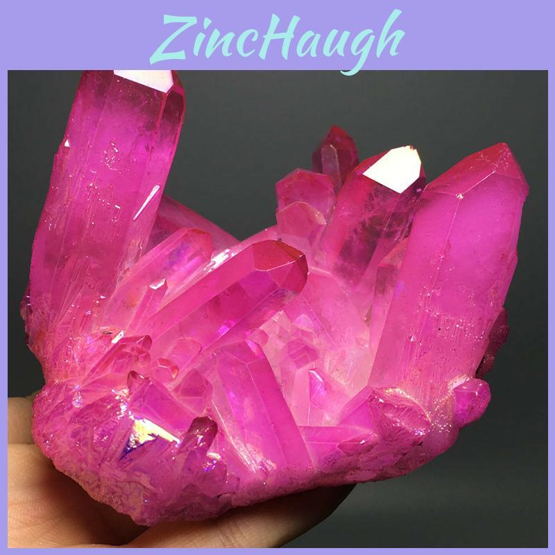 Exquisites Titan Natur Druzy Quarz Cluster Kristall Rot Geode Edelstein Exemplar Dekor Für Elegante Wohnakzente
