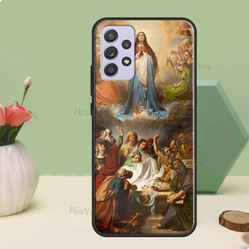Virgin Mary of Hope Catholic Religious Art Case For Samsung A54 A34 A14 A51 A71 A12 A22 A32 A52 A72 A73 A33 A53 A13 Back Cover