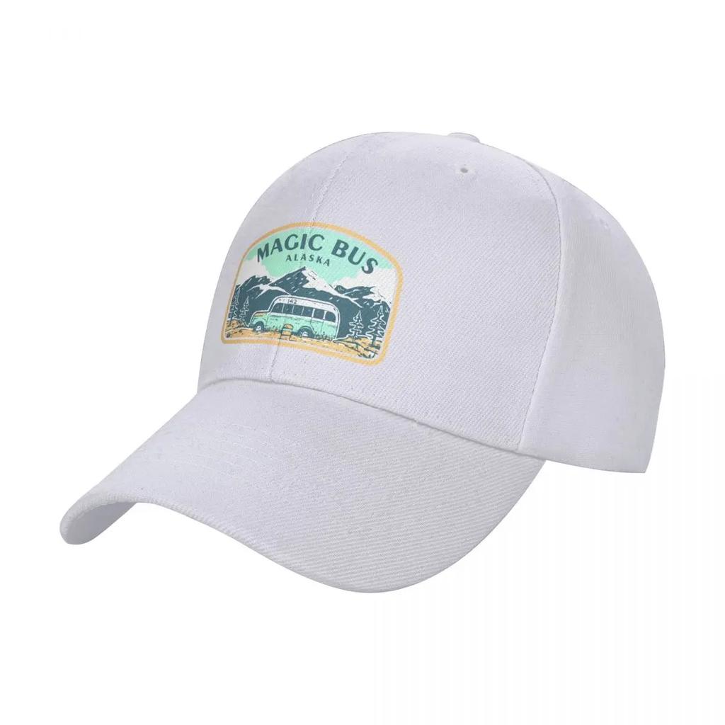 Magic bus alaska Baseball Cap Streetwear black Vintage hats for men Designer Man Womens