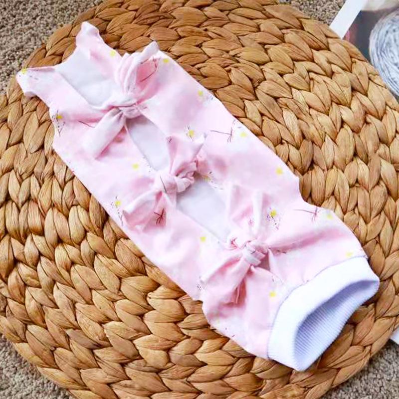 New Strappy, Thin, Comfortable and Breathable Cat Neutering and Postoperative Wear, Anti-licking and Antibacterial for Cat Pets