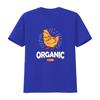 Mens ORGANIC FARM Vintage T Shirt Black Vintage Washed Slightly Top For Everyday Wear Soft Fashion Graphic Homme Streetwear