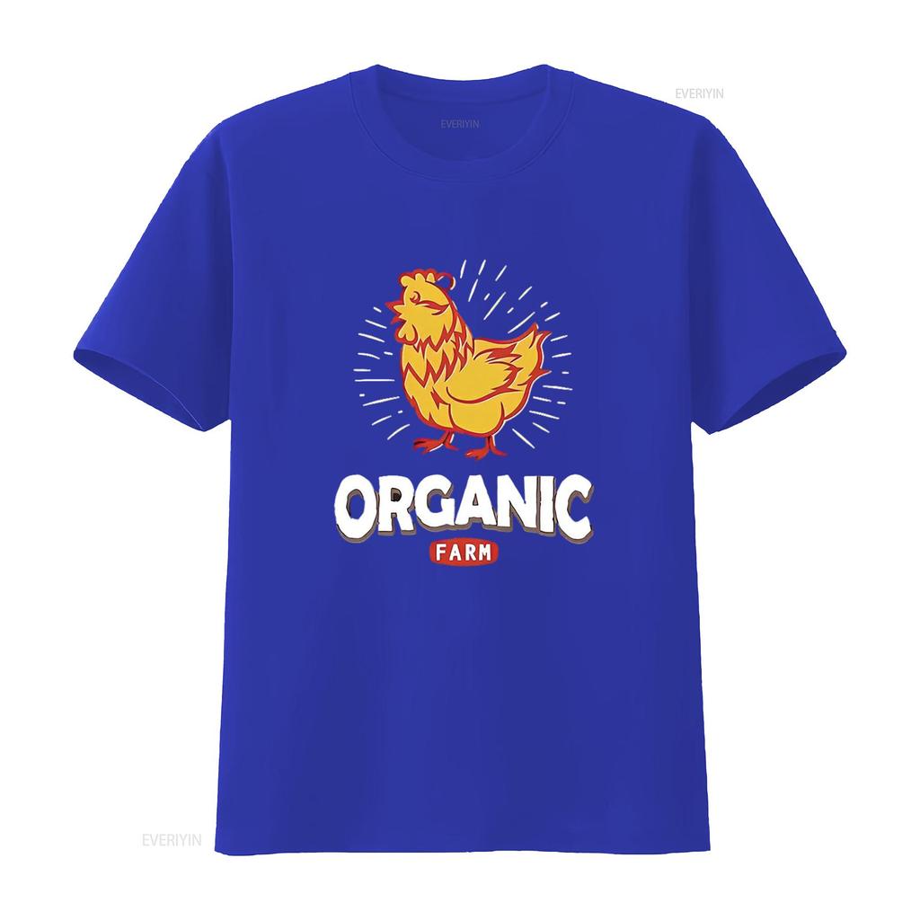 Mens ORGANIC FARM Vintage T Shirt Black Vintage Washed Slightly Top For Everyday Wear Soft Fashion Graphic Homme Streetwear