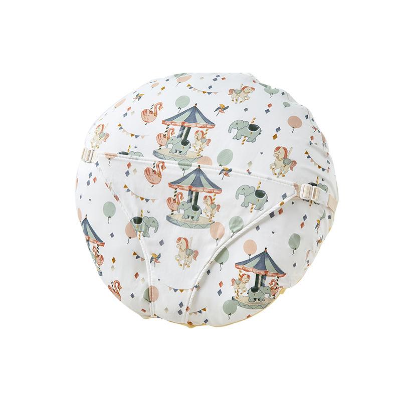 Baby slope pillow, newborn nursing pillow, baby lying feeding pillow, anti-vomiting and anti-spill, plush comfort pillow for winter