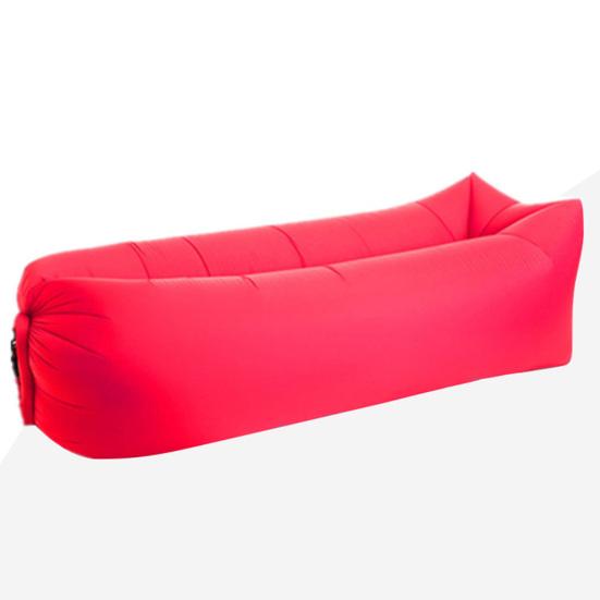 Inflatable Lounger Chair Air Sofa Bed Outdoor Lazy Fast Inflation Folding Couch