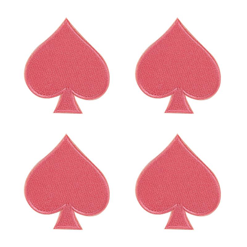 10pcs Wholesale New Poker Trend Embroidery Patch On Clothes Jackets Diy Decoration Cartoon Iron On Patches For Clothing Access 