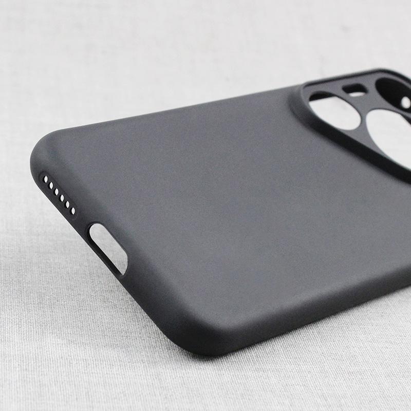 Applicable to Huawei Pura90promax matte mobile phone case anti-drop Pura 80pro black non-slip simple soft case