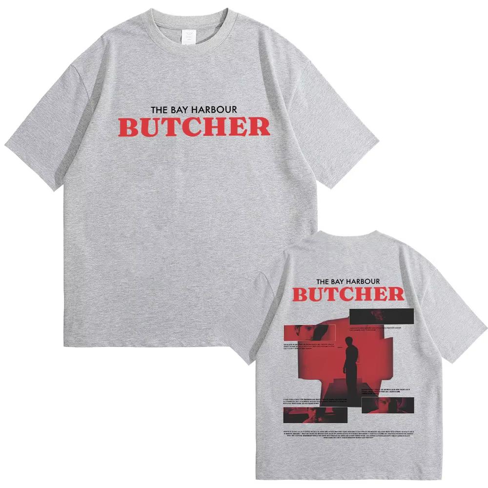 Dexter Morgan The Bay Harbour Butcher Graphic T-shirt Men Casual Cotton Oversized T Shirts Women Vintage TV Play Lover T-shirts