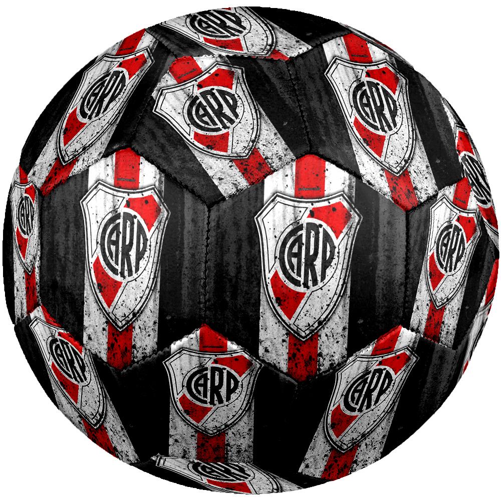 River Plate Fußball, bunt, für alle Altersgruppen geeignet, maschinengenäht, PVC-Material, Wettkampfqualität, langlebig und hoher Rückprall