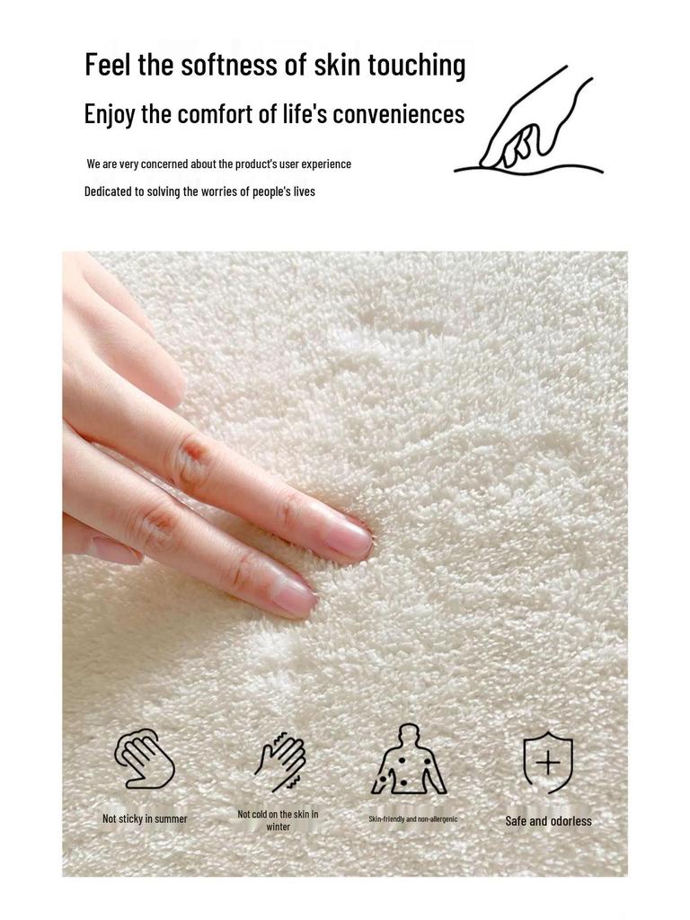 Cartoon Style Cute Puppy Non-slip Stain-resistant Large Area Rug for Living Room and Bedroom
