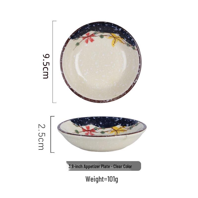 Changbaosen Handbemalte Keramik-Dipschalen (3er Set)