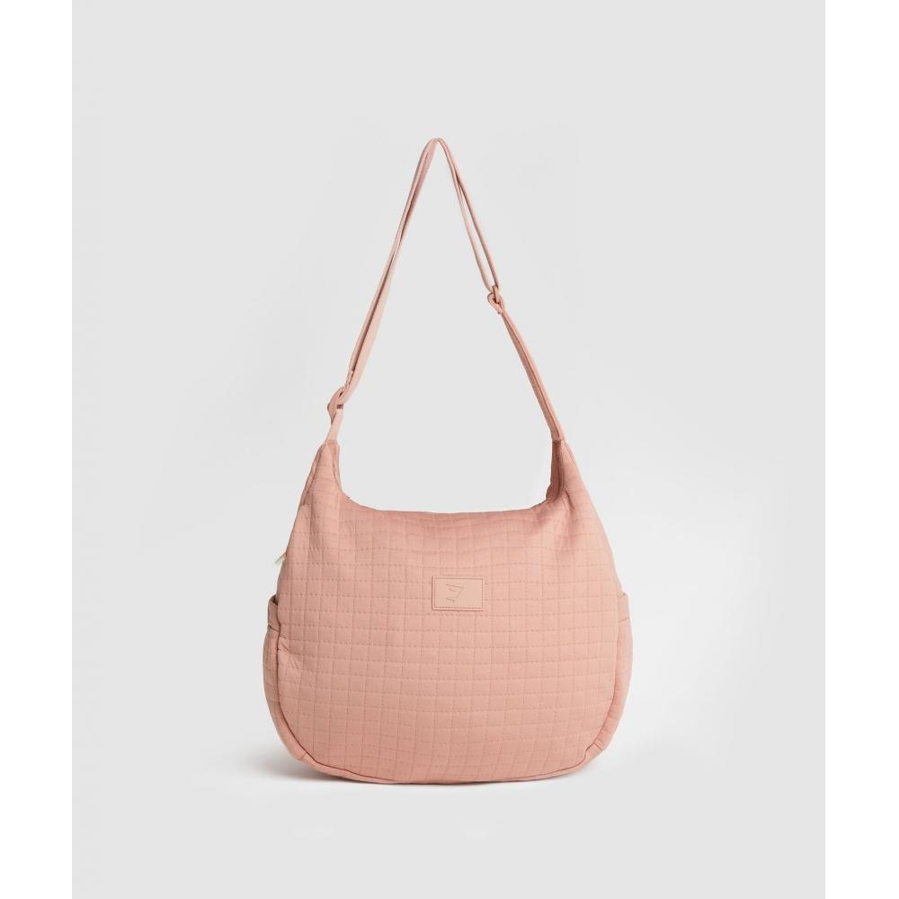 

GYMSHARK Стеганая сумка Faded Pink I2A9G KBSW