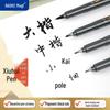 Boke S57 Calligraphy & Signing Pen Set: Beautiful Small, Medium, Large Regular Script, Hard & Extra Fine Soft Tips.
