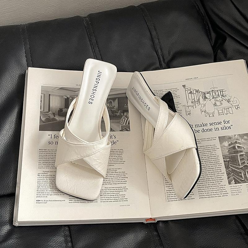 

Дизайнерские Новые Летние Шлепанцы на Танкетке Женские Туфли Модная Обувь с Открытым Носком Дизайнерский Стиль Банкетные Вечерние Сандалии Обувь 35 абрикосовый