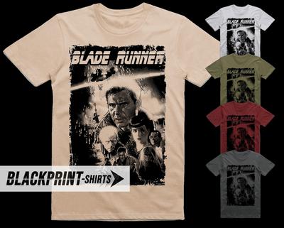 Blade Runner V5 | Vintage Movie T-Shirt | Classic Cult Film Graphic Tee | Unisex  | Sizes S-5XL