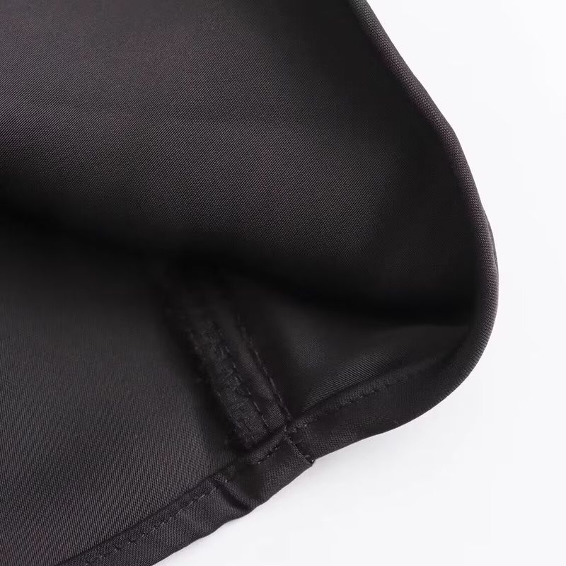 Kaslead New Women Clothes Western Style Fashion Silk Satin Texture Neck Collar Top 7969240 800