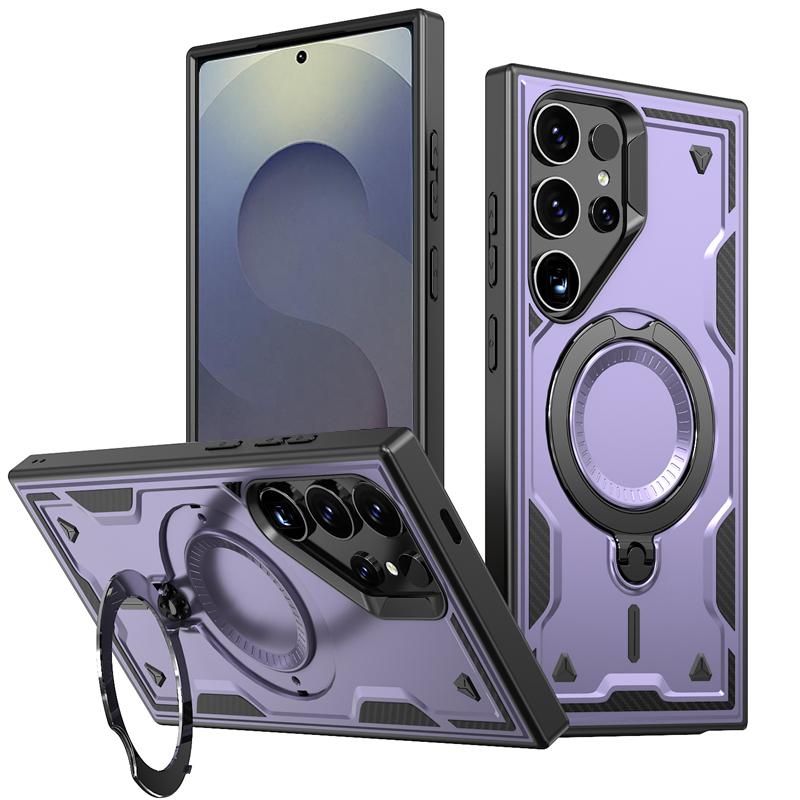 Magnetic Case For Samsung Galaxy S25 S24 S23 S22 Ultra Plus S21 For Magsafe Phone Cases For Samsung S25 EDGE S24 S23 FE Cover