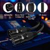 Postta XLR Cable 10M Microphone Cable 3-Pin Male to Female for Harmonizer Digital Mixer Patch Bay Preamplifier Speakers Microphones Stage Lighting