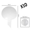 10pcs Luminous Balloon Thickened Explosion Proof Reusable Clear Light Up Balloon for Party Wedding