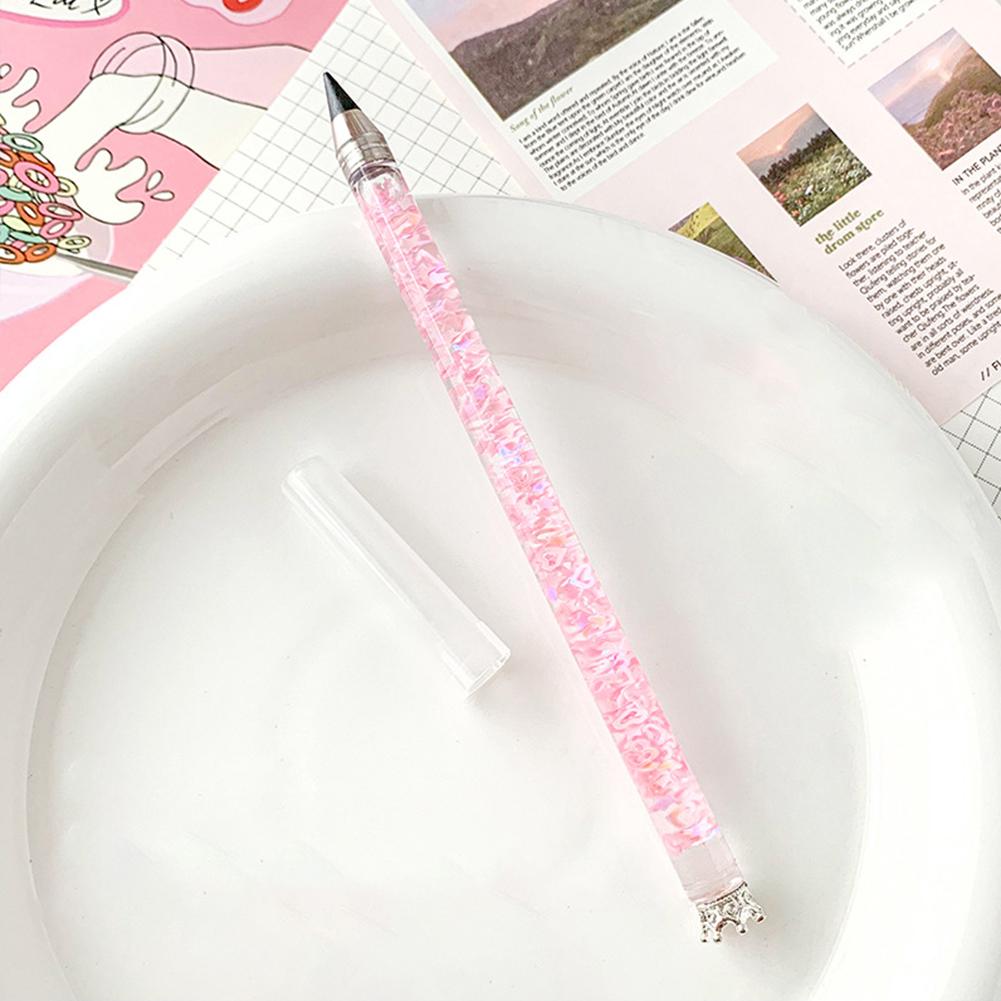 

1 шт., цветные неограниченные карандаши для письма без чернил, волшебная ручка без заточки карандашей, принадлежности для рисования, новинка, подарки, канцелярские принадлежности 1 розовый