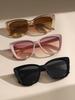 3PCS Plastic Fashion Cat Eye Frame Women Sunglasses For Daily Life Men Eyewear Vacation Outfits Rave Party Accessories.