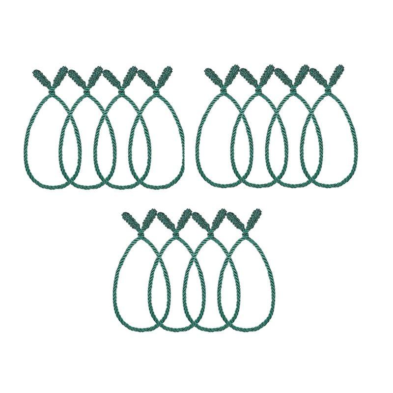 

Xmas Garlands Wreaths 12Pcs 20 Inches Christmas Garland Ties Reusable Flexible Twist Ties For Stair Rails