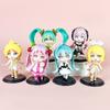 Hatsune Miku Pvc Figurine Collection Set With Assembly For Anime Enthusiasts And Display