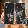 For Samsung Xcover 5 Case Cartoon Butterfly Soft Clear Slim Silicone Back Cover For Samsung Xcover5 Phone Housing Shell Fundas