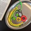 Mini Barbell Plates Key Chain Colorful Simulation Dumbbells Keyring Fitness Series Pendant  Gifts