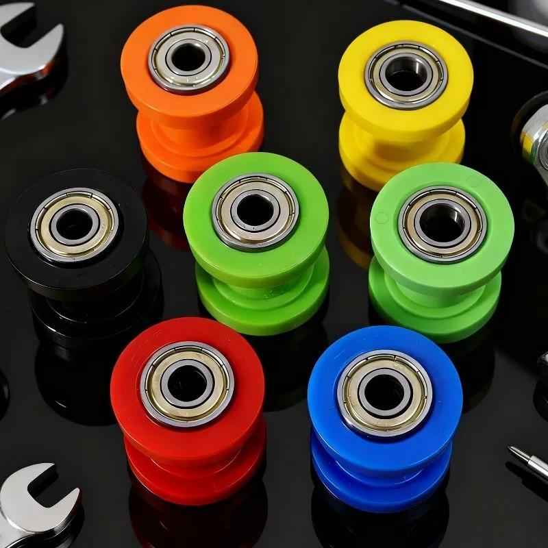 Galet de guidage de chaîne Motorchain 8/10mm Réduire le bruit de la chaîne Tendur de chaîne de transmission Protection des chaînes de transmission Outil de réparation de moto DIY