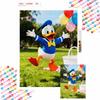 Donald Duck Park Picnic 5D Handmade Diy Diamond Painting Kit, Home Wall Decoration