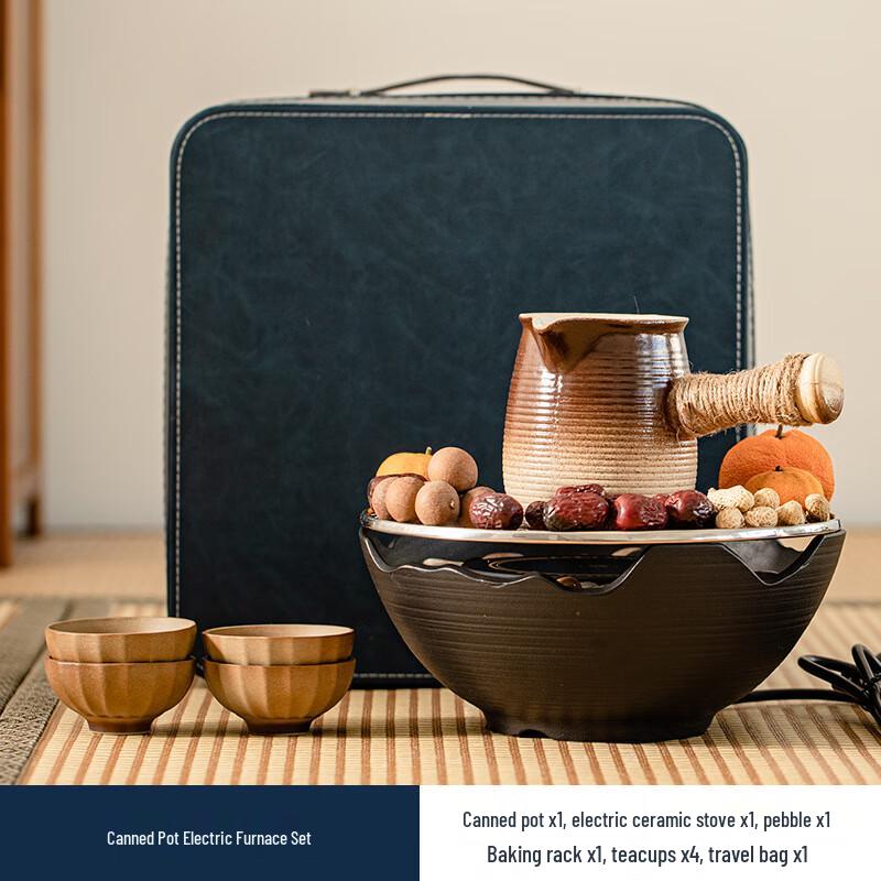Nuufeng Ceramic Tea Kettle and Electric Stove Set