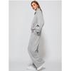 Women's 2-Piece Set Half Zipper Wide Leg Sweatpants Casual Suit Women's Fashionable and Comfortable Clothes