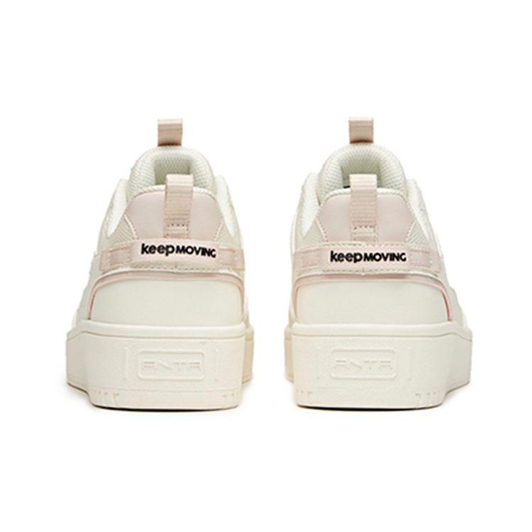 Anta Lifestyle Series Durable Breathable Low-Top Sneakers Women Sneakers White Lotus-Gray 922358066-10