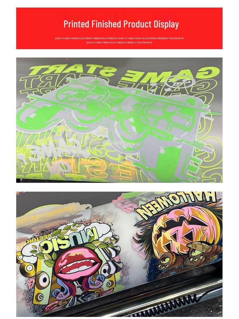 DTF Fluorescent White Offset Heat Transfer Ink for Digital PET Film Printing