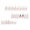 Pearl Love Nail Art Nail Pieces European and American Cross Nail Pieces False Nails French Nail Patches
