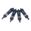 4Pcs RC Car Shock Absorber Aluminum Alloy Stable High Elasticity Front Rear Shock Damper for LC