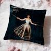 h-Hailee Steinfeld Cushion Cover Premium Comfort Reversible Pillow Cove -Two In One Design for Any Room & Car Interior